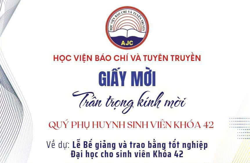 Lễ Bế giảng và trao bằng tốt nghiệp đại học cho sinh viên Khóa 42